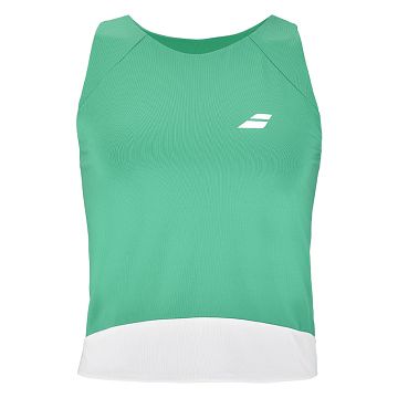 Babolat Padel Performance Tank Fluo Green / White